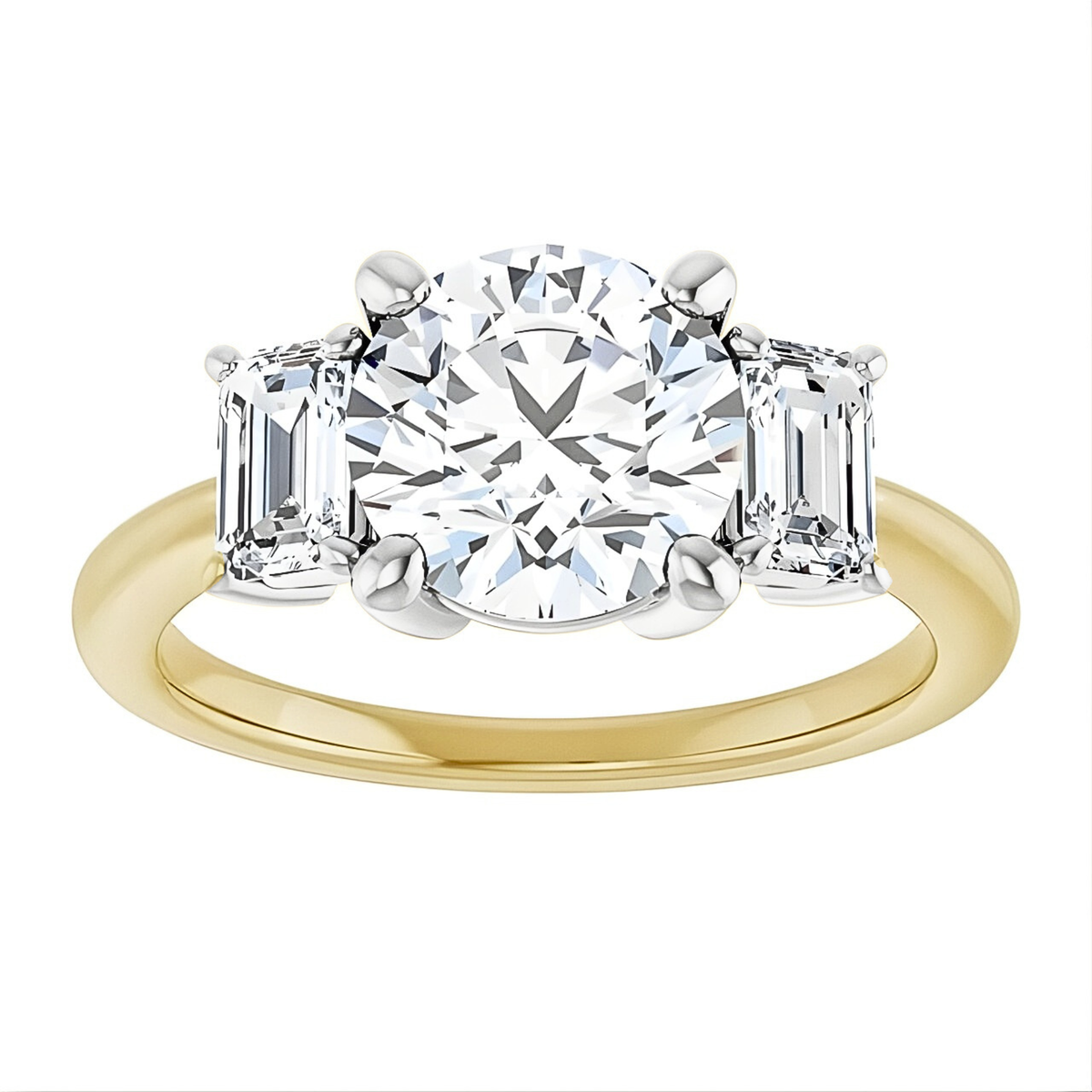 Surrey Three Stone Setting