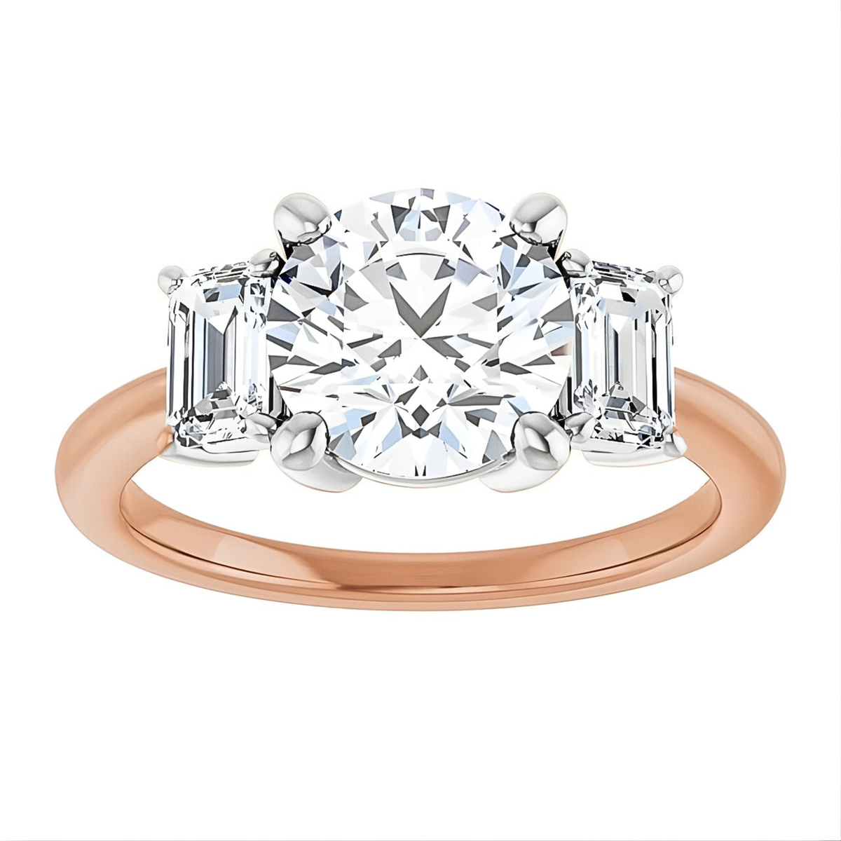 Surrey Three Stone Setting