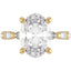 Custom Marquise Accented Setting
