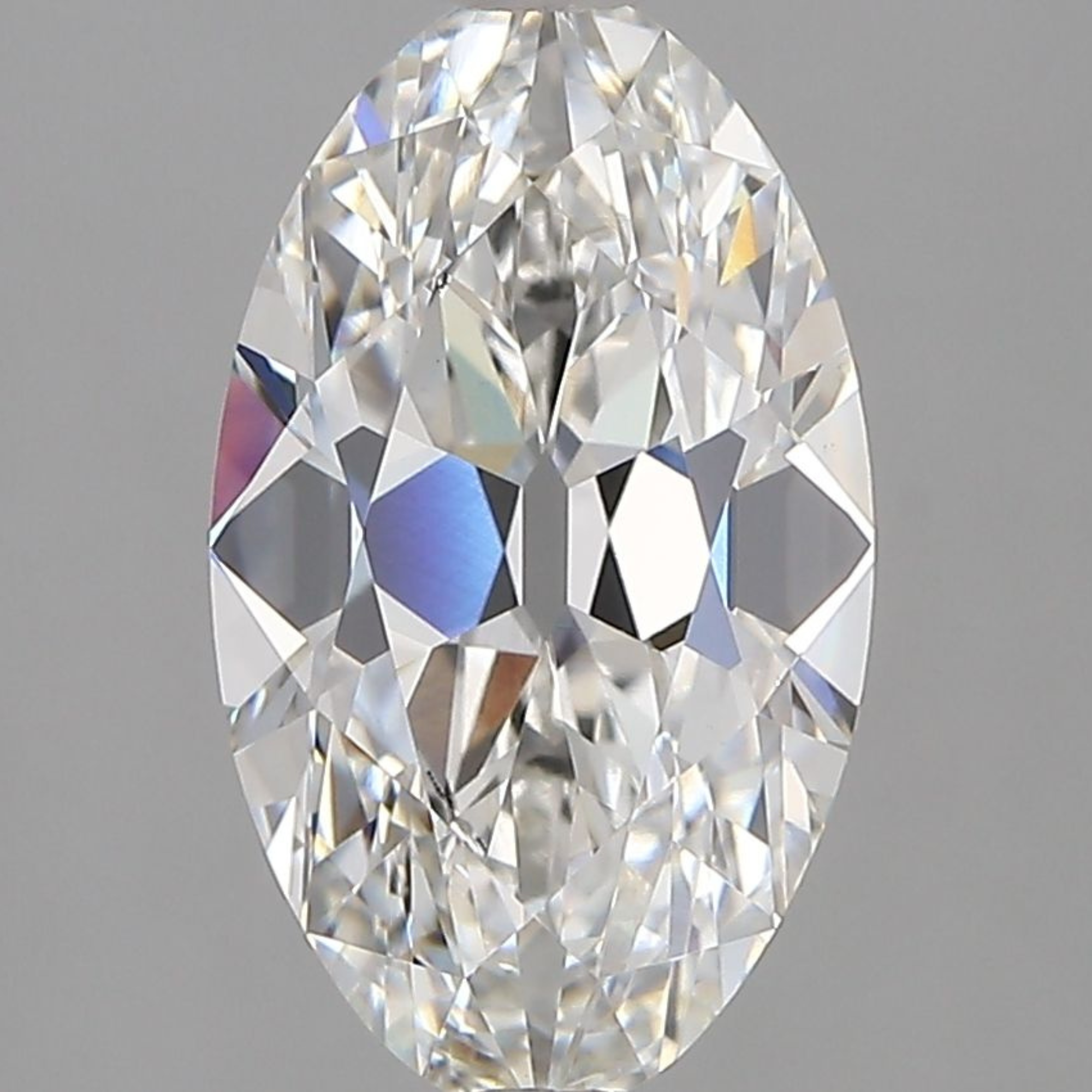 2.76 CT F VVS2 Old Mine Oval Lab Grown Diamond (Certified)