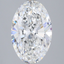 4.02 CT F VVS2 Oval Lab Grown Diamond (Certified)