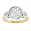 Vivienne Three Stone Bezel Setting