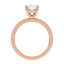 Addison Hidden Halo French Pavé Setting