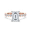 Addison Hidden Halo French Pavé Setting