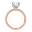 Addison Hidden Halo French Pavé Setting