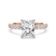Addison Hidden Halo French Pavé Setting