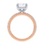 Addison Hidden Halo French Pavé Setting
