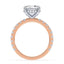 Addison Hidden Halo French Pavé Setting
