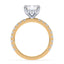 Addison Hidden Halo French Pavé Setting