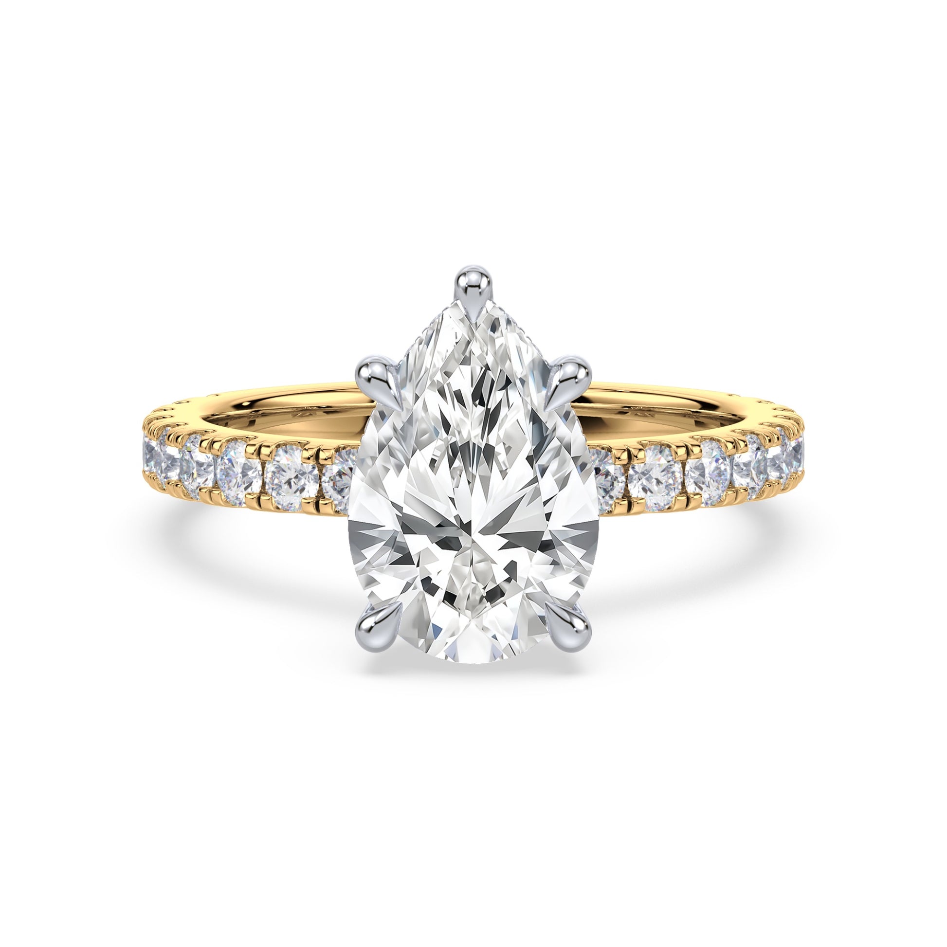 Addison Hidden Halo French Pavé Setting