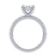 Addison Hidden Halo French Pavé Setting
