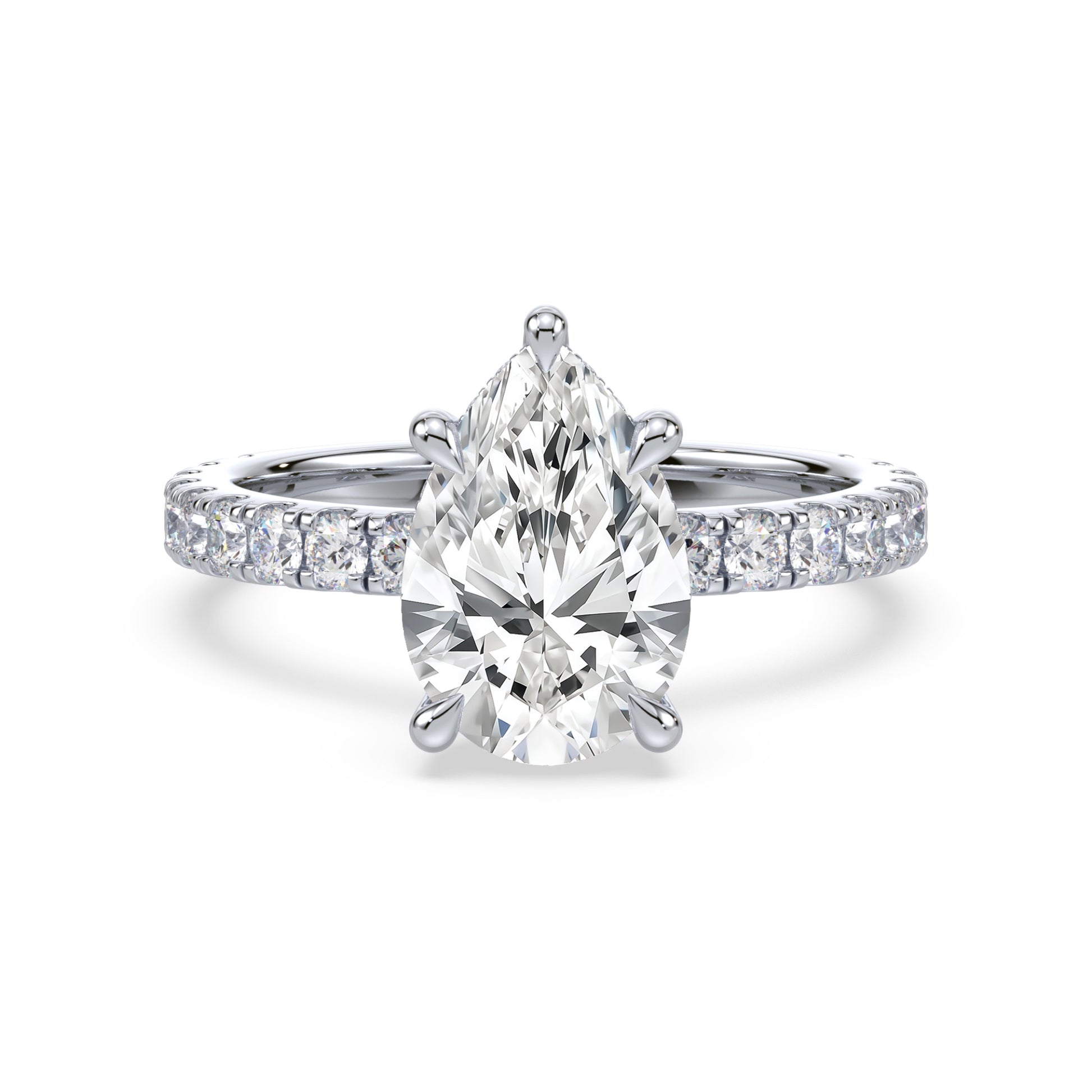 Addison Hidden Halo French Pavé Setting