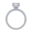 Addison Hidden Halo French Pavé Setting