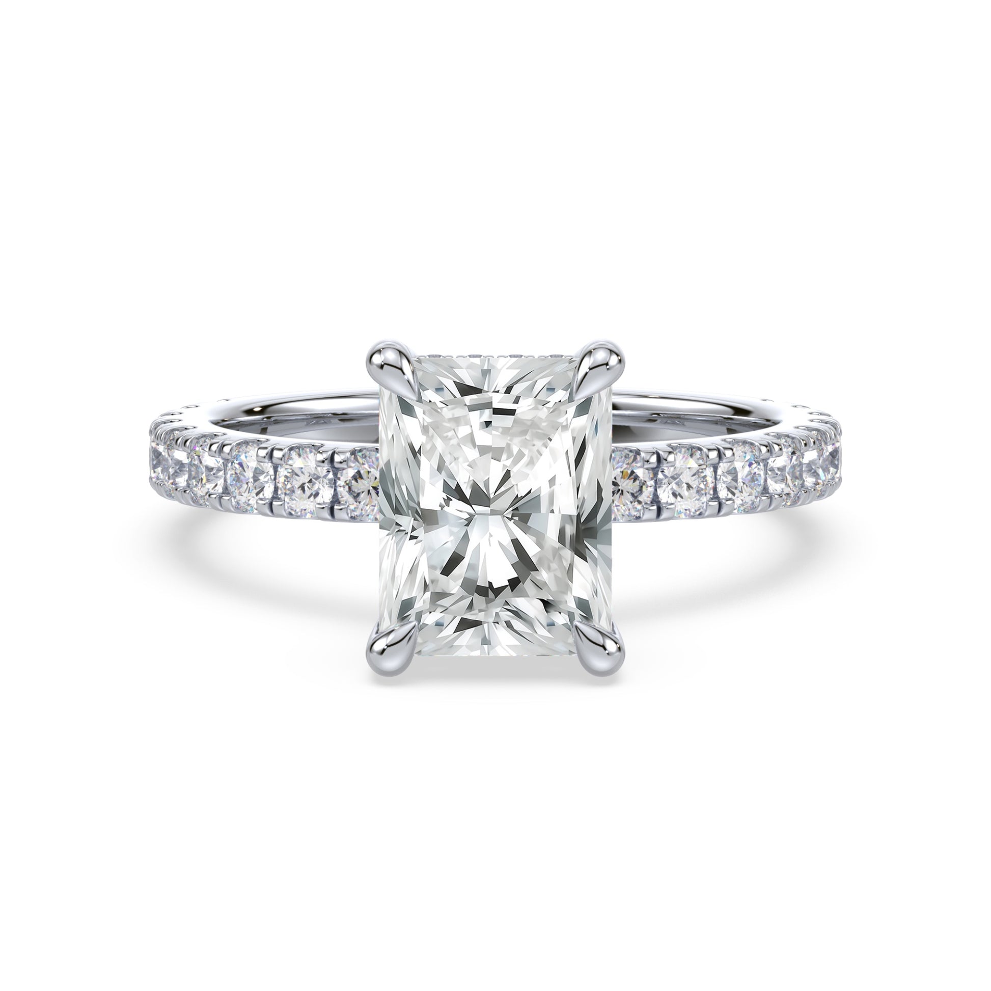 Addison Hidden Halo French Pavé Setting