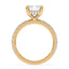Addison Hidden Halo French Pavé Setting