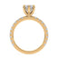 Addison Hidden Halo French Pavé Setting