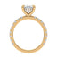 Addison Hidden Halo French Pavé Setting