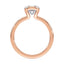 Claire Solitaire Half Bezel Setting