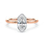 Claire Solitaire Half Bezel Setting