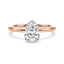 Claire Solitaire Half Bezel Setting