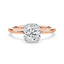 Claire Solitaire Half Bezel Setting