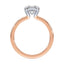 Claire Solitaire Half Bezel Setting