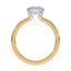 Claire Solitaire Half Bezel Setting