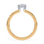Claire Solitaire Half Bezel Setting