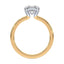 Claire Solitaire Half Bezel Setting