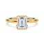 Claire Solitaire Half Bezel Setting