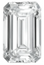 2.5ct Emerald Cut Moissanite 9.5 x 6mm