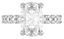Custom Pave Setting with Hidden Halo