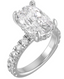 Custom Pave Setting with Hidden Halo