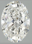 2.93ct Oval Cut Lab Grown Diamond F VVS2