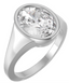 Custom Bezel Hand Carved Setting