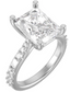 Custom Diamond Accented Criss Cross Setting