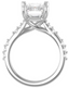 Custom Diamond Accented Criss Cross Setting