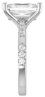 Custom Diamond Accented Criss Cross Setting