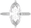 Custom Pave Compass Prong Setting