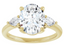 Pear Accented Three Stone Setting