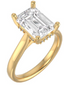 2.1mm Cathedral Solitaire Setting with Hidden Halo