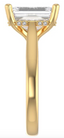 2.1mm Cathedral Solitaire Setting with Hidden Halo