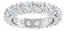 Round Lab Grown Diamond Ring - ¾ Finger Coverage