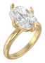 Custom Solitaire Compass Prong Setting