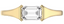 Custom East-West Solitaire Setting
