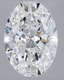 3.04ct Oval Cut Lab Grown Diamond E VVS2