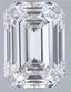 3.59ct Emerald Cut Lab Grown Diamond D VVS2