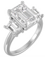 Custom Trapezoid Accented Setting
