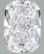 2.76ct Elongated Cushion Cut Lab Grown Diamond D VVS2