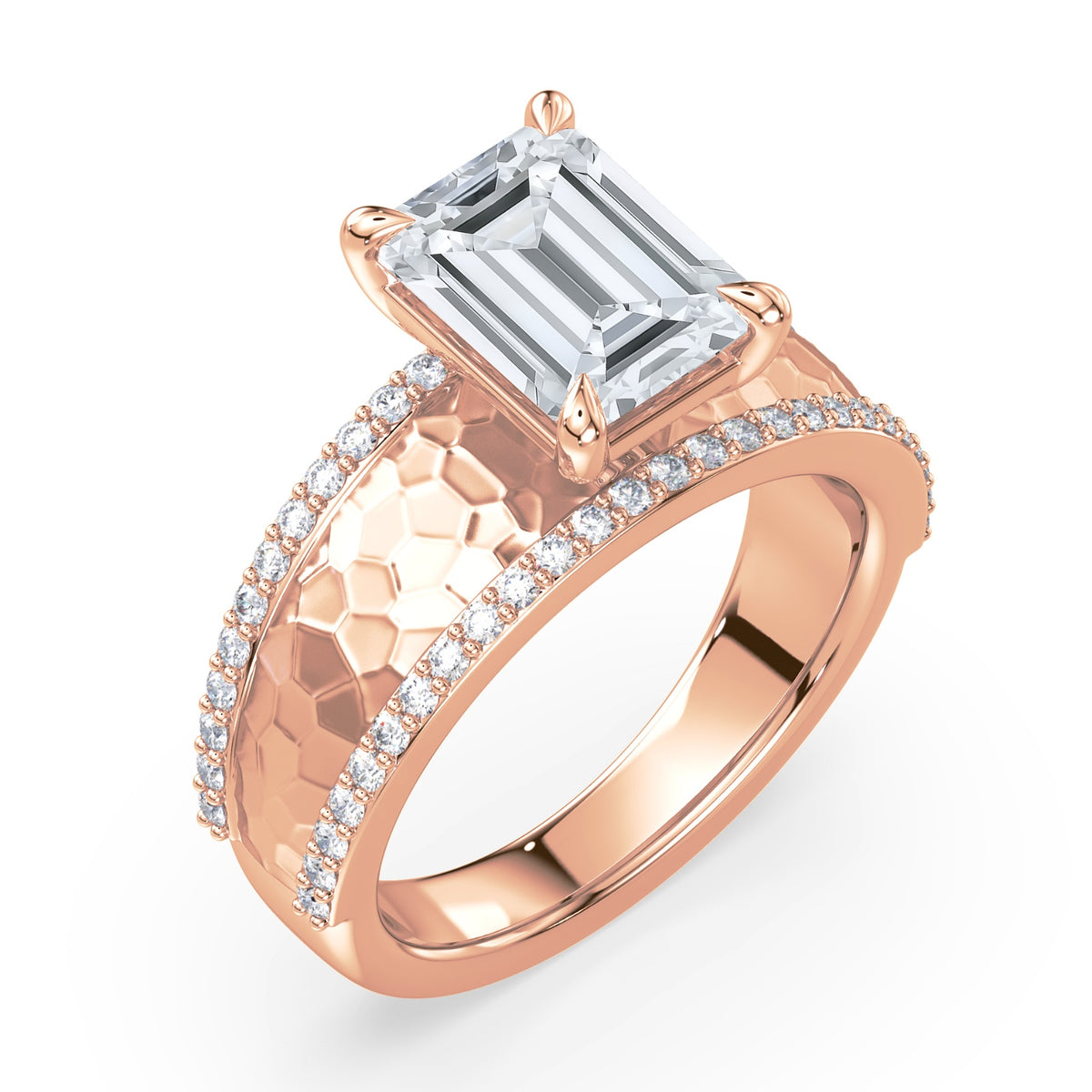 lm-preview|nell-pave-edge-hammered-cigar-band-setting|rose|emerald